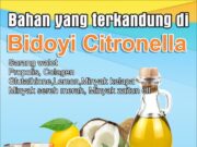 Sabun bidoyi citronella